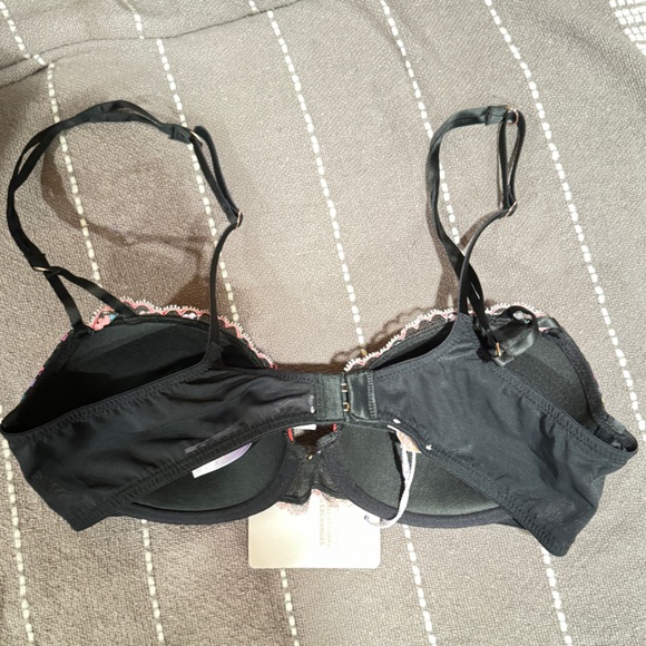 Savage x Fenty | Steamy Floral Padded Lace Balconette Bra NWT - Picture 4 of 8